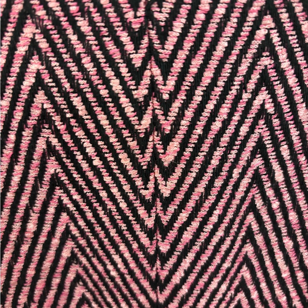 Vintage Austin Reed London New York Pink & Black Chevron Blazer Women’s Size 8 - Picture 4 of 6